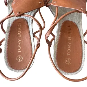 Tory Burch Diamond Patch Espadrille Wedge‎ Aged Camello 7 thumbnail 7