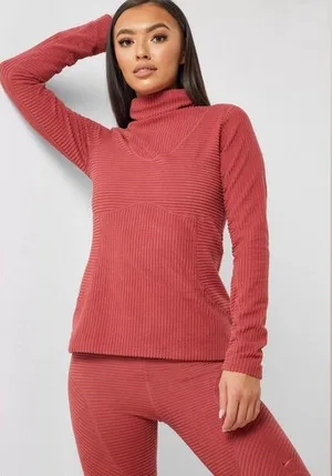Nike Coral Hyperwarm Long Sleeve Pullover Top thumbnail 1