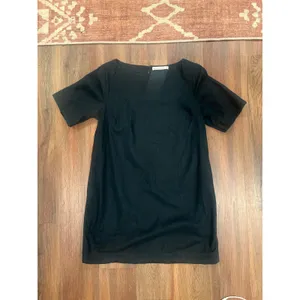 Abercrombie & Fitch 100% Linen Black Shift Dress Size Small thumbnail 6