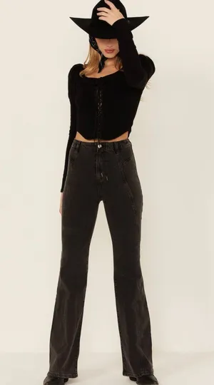 Free People Florence Flare Jeans thumbnail 1