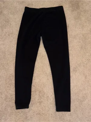 Aeropostale Black Women’s Slim Sweatpants Size: L thumbnail 3