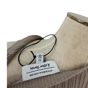 & Other Stories Rib Knit Sleeveless Midi Maxi Tank Dress Taupe‎ Medium thumbnail 12