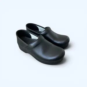 Dansko Professional Black Leather Clogs Womens EU 38 US 8 Comfort Shoes thumbnail 2