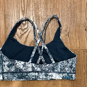 lululemon athletica energy wild wind Patterned Sports‎ Bra 10 thumbnail 4