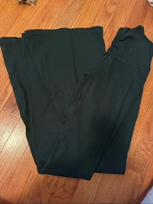 Aerie green wide leg leggings thumbnail 1