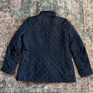 Rafaella Weekend Equestrian‎ Style Navy Diamond Quilted Jacket Petite Medium PM thumbnail 2