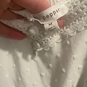 White & Sage Green Romper thumbnail 5