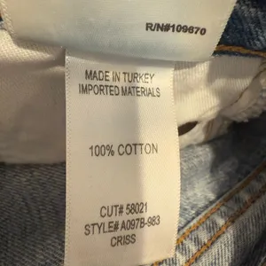 AGOLDE Criss Cross Upsized Jeans size‎ 25 Straight Leg High Rise thumbnail 11