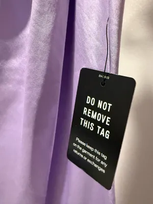EXPRESS Purple Cowl Neck Satin Slip Dress thumbnail 6