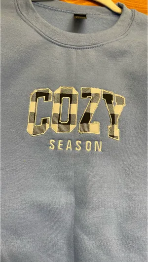 Cozy Season Embroidered Crewneck  thumbnail 2