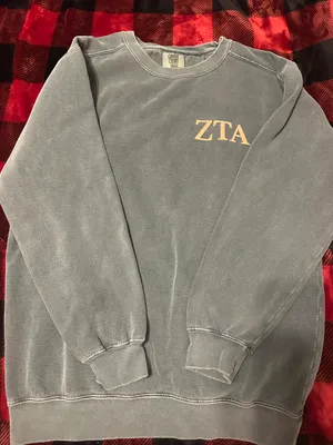 Comfort Colors Zeta Tau Alpha Sweatshirt thumbnail 1