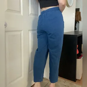 Madewell Indigo Terry‎ Tapered Sweatpants Size Large NEW thumbnail 7