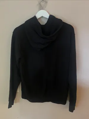 TNA Aritzia Women’s Logo Hoodie Sweatshirt Black White Size XS thumbnail 7