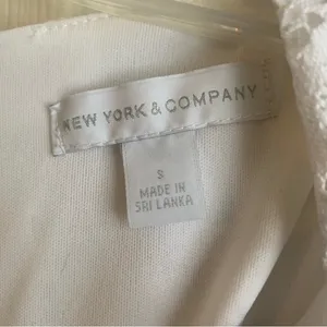 NY&C White Lace Maxi Dress Sleeveless Elegant Wedding Guest thumbnail 5