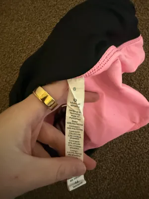 Black and White and Light Pink Striped Lululemon Speed Up Shorts 2.5' thumbnail 7