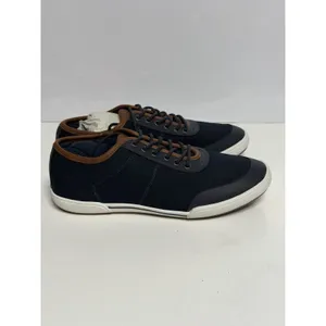 Aldo Mens Navy Blue Brown Round Toe Low Top Lace-Up Sneaker Shoes Size 8 New thumbnail 5