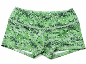 FLEO Green Camo Crossfit Workout Bike Shorts Small thumbnail 1