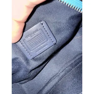 Coach Mini Serena Crossbody Bag 97561 Aqua‎ Crossgrain Leather MINT Z thumbnail 7
