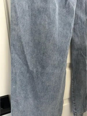 PTCL Utility High Waist Wide Leg Jeans Light Wash Indigo Size 25 thumbnail 8