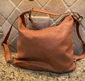 Three Way Hobo Backpack/Shoulder Bag Brown thumbnail 4