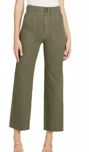 Joe’s Jeans The Blake Cotton Utility Crop Wide Leg Jeans thumbnail 1