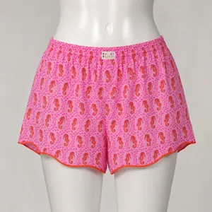 Roller Rabbit for Target Pink Seahorse Pajama Shorts Scalloped Hem Womens Medium thumbnail 1