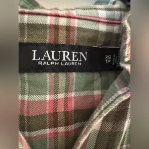 Ralph Lauren Black Label Plaid 100% Cotton Button Up Shirt Size XS thumbnail 2
