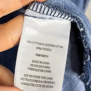 Billy T Rodeo Chambray Dress‎ Blue Size L thumbnail 3