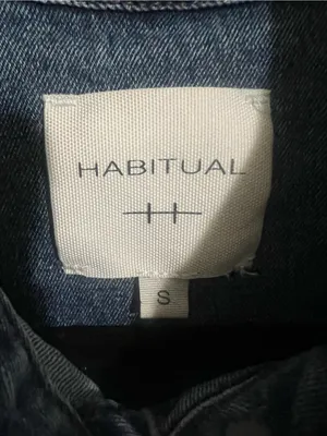 Habitual Dark Blue Denim Button-Front Dress thumbnail 3