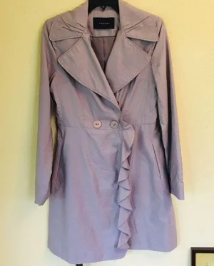 Tahari Beige Rain or Casual Coat S thumbnail 2