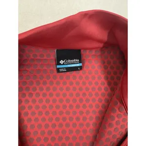 Columbia Women's Titanium Crystal Leaf Omni-Heat Helix HZ Pullover Red LRG NWT thumbnail 6