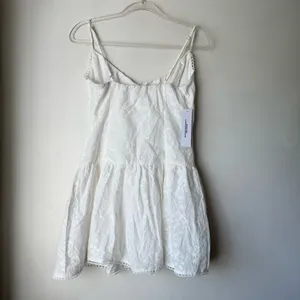 Princess Polly Peonies White Floral Embroidered Mini Dress 6 thumbnail 10