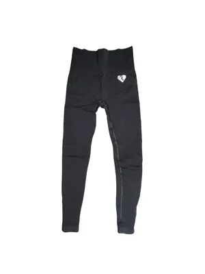 Womens Best Move Black Seamless High Waisted Leggings S thumbnail 3