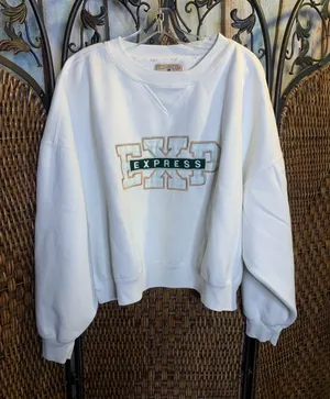 Vintage 1990’s Express Oversized Sweatshirt Size XL thumbnail 1