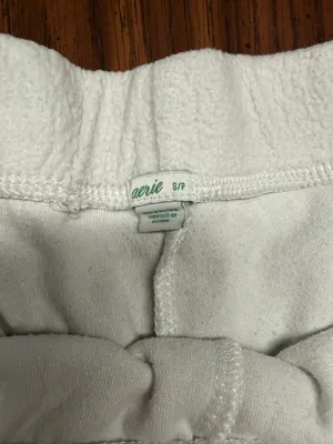 Aerie white pj shorts  thumbnail 3