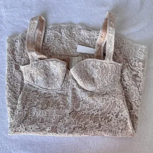 Rumored Lace Mini Dress Tan thumbnail 4