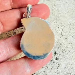 Rainbow Titanium Ammonite Pendant 925 Plated thumbnail 8