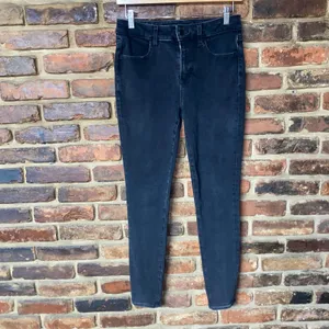 American Eagle Outfitters Black Wash Denim High Rise Jegging Jean Women's Size 6 thumbnail 2