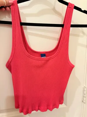 Old Navy Cropped Tank Ribbed thumbnail 1