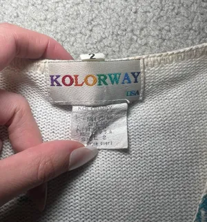 Vintage Kolorway USA Astrology Long Sleeve Sweater thumbnail 4