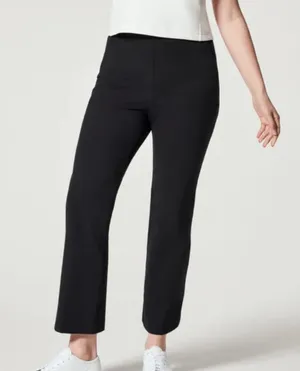 Spanx The Perfect Pant Black Size Medium Bootcut Stretchy Cropped Flare Pants thumbnail 1