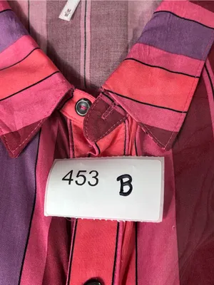Free People Sleeveless Striped Button-Front Tie-Hem Top in Pink & Purple thumbnail 9