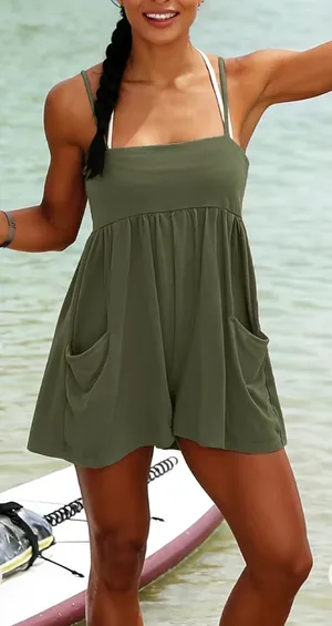 Romper Green Size L thumbnail 1
