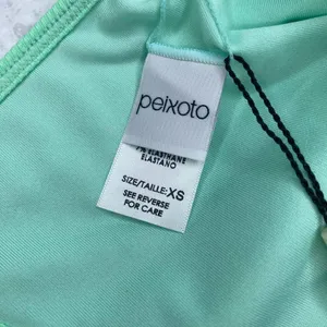Peixoto Tinga Triangle Cheeky Bikini Bottom Thin Side Straps Mint Rib XS thumbnail 8