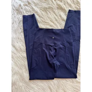 Halara SoftlyZero Crossover Pocket Leggings Peacoat Size XS 7/8 thumbnail 8