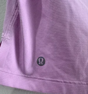 Lululemon Pink Crop Tee Shirt thumbnail 3