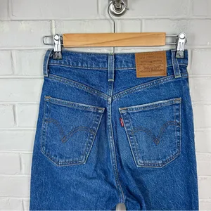 Levi’s Ribcage Straight Ankle Classic Wash Jeans Size 24 thumbnail 13
