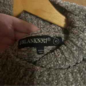 NWT Blank NYC Braided Chenille Able Turtleneck Sweater in Tonight Only Size XS thumbnail 4
