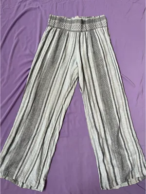Indigo Rein Pants Linen Striped thumbnail 1