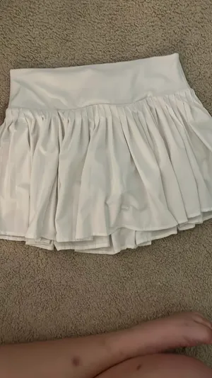 All in Motion Skirt Tennis White Pleated women’s L thumbnail 4